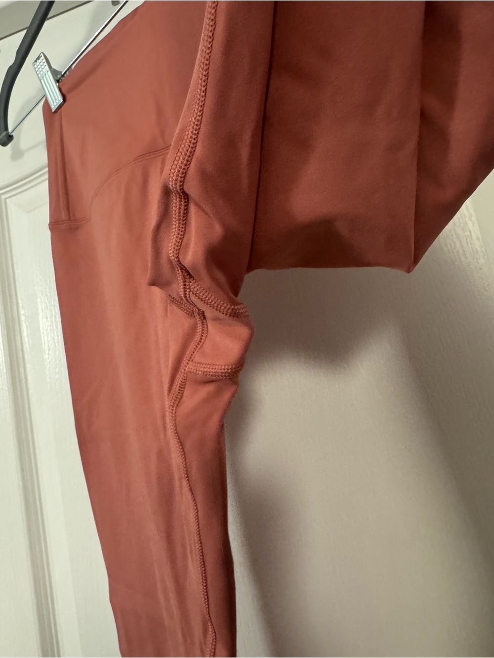 Tavi Women's High-Waist Rust/Mauve/Dusty Rose Pink Leggings - Picture 3 of 6